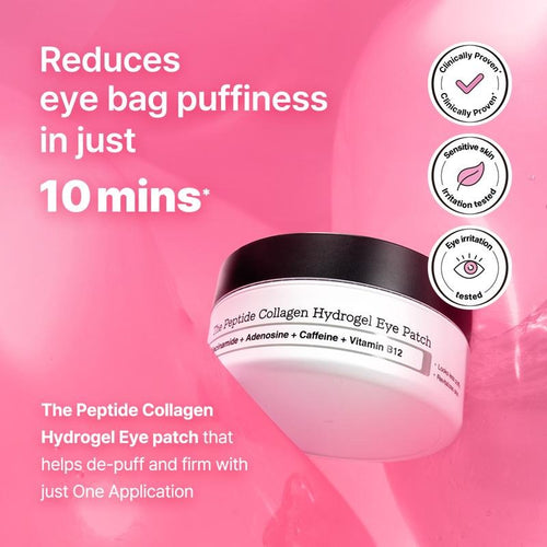 Parche(s) de colágeno con péptidos para ojos